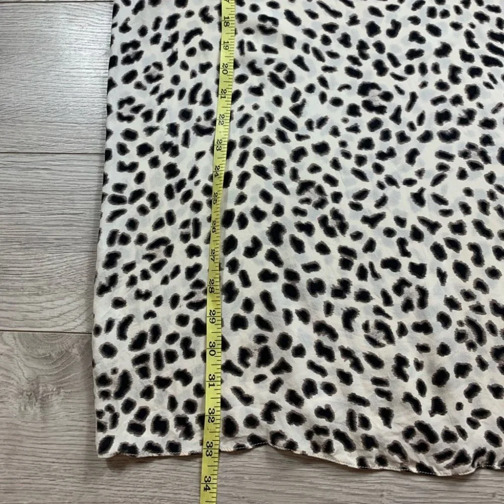 Alexander Wang Silk Animal Print Mini Dress